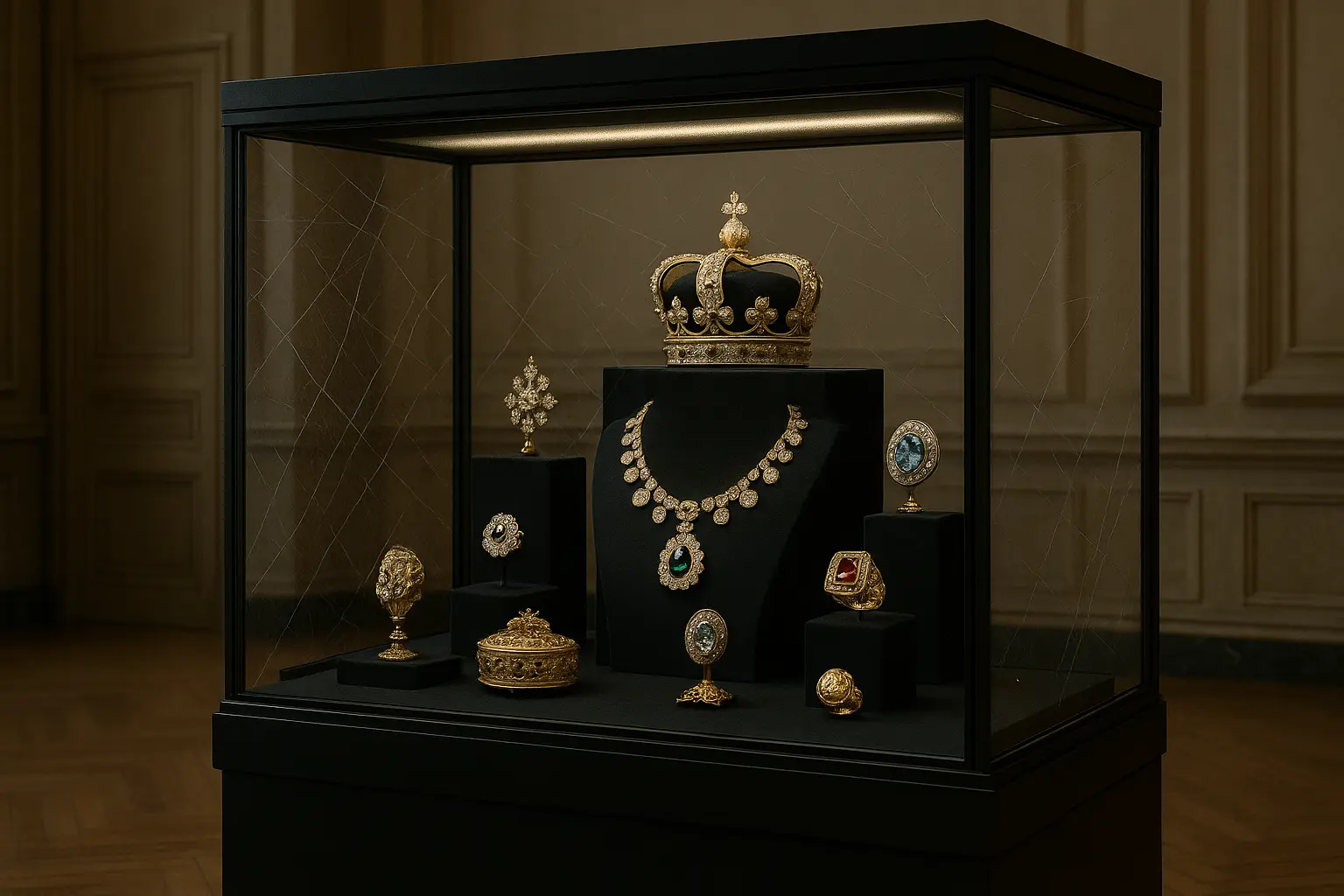 Louvre Splitterschutzfolie: Sicher, Klar und UV-Schutz