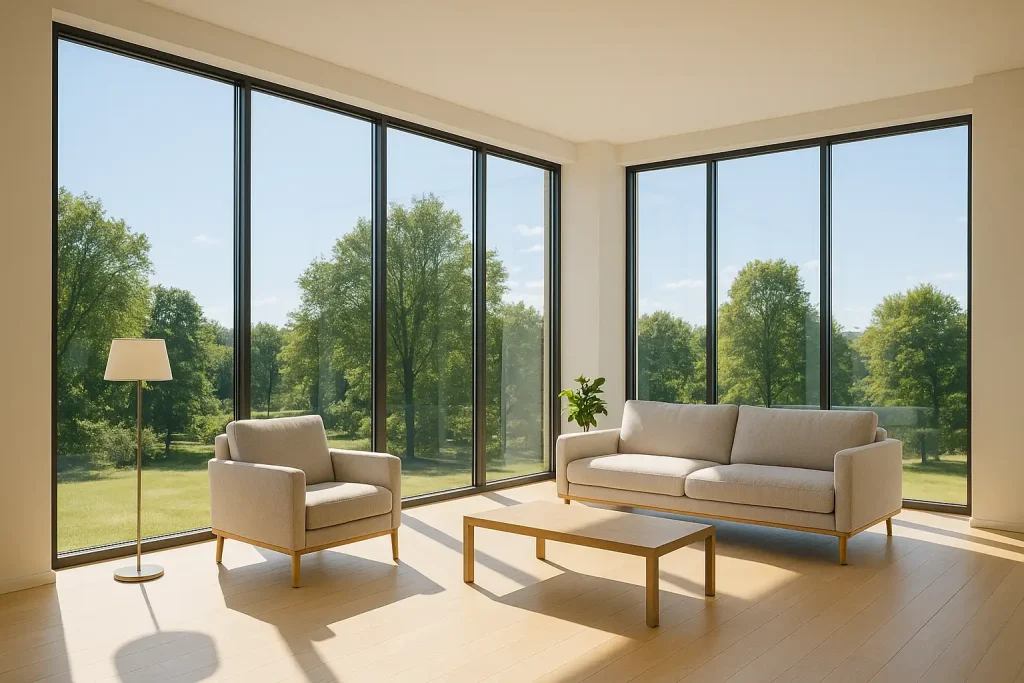 Sonnenschutzfolie Klar: Hitzeschutz ohne Tönung für helle Räume-Beitragsbild