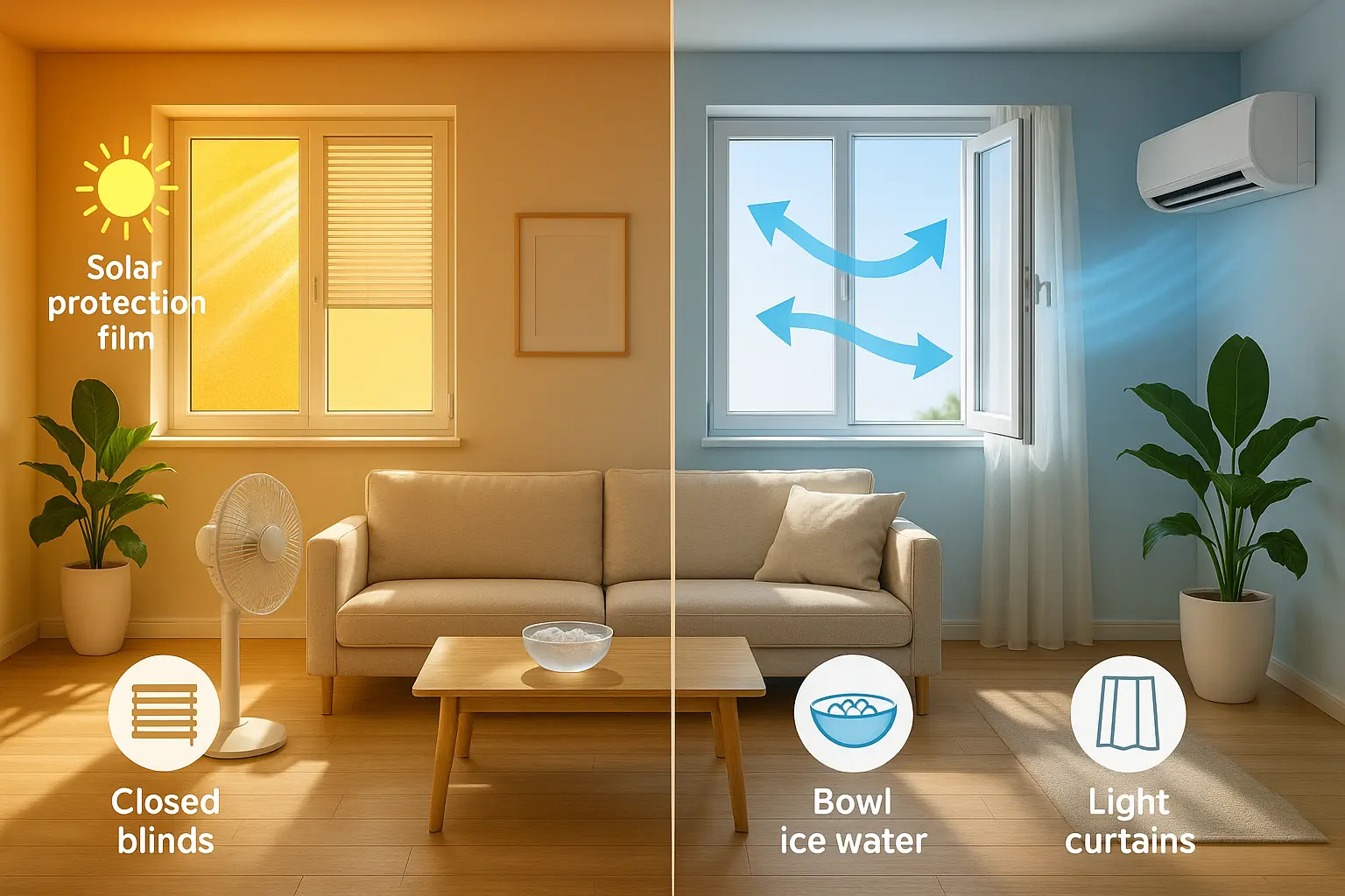 Wohnung Kühlen Tipps: Effektive Lösungen gegen Sommerhitze