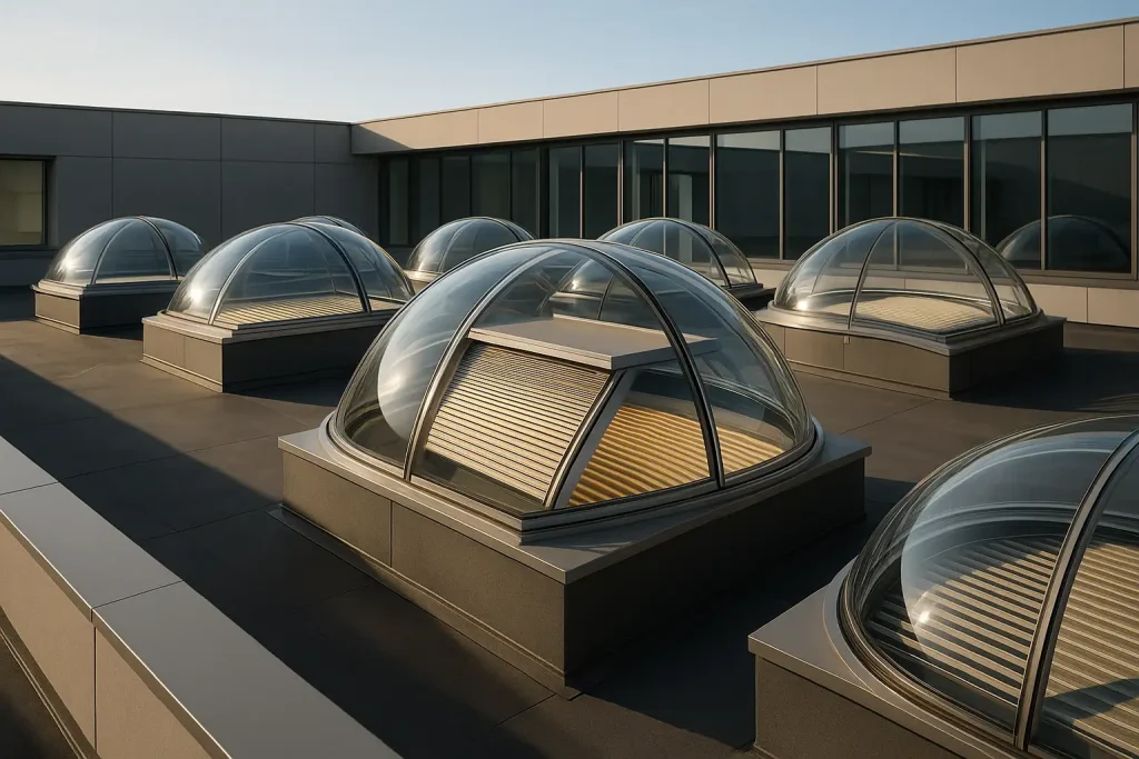 Sonnenschutz für Dachkuppeln: Selbstreinigende Folie gegen Hitze, UV & Blendung-Beitragsbild