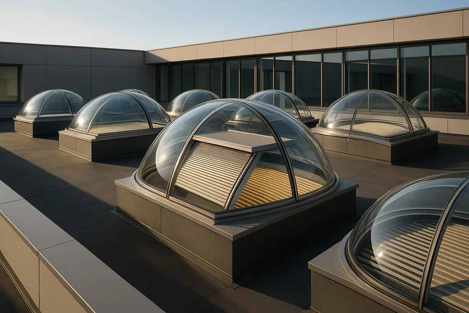 Sonnenschutz für Dachkuppeln: Selbstreinigende Folie gegen Hitze, UV & Blendung-Beitragsbild