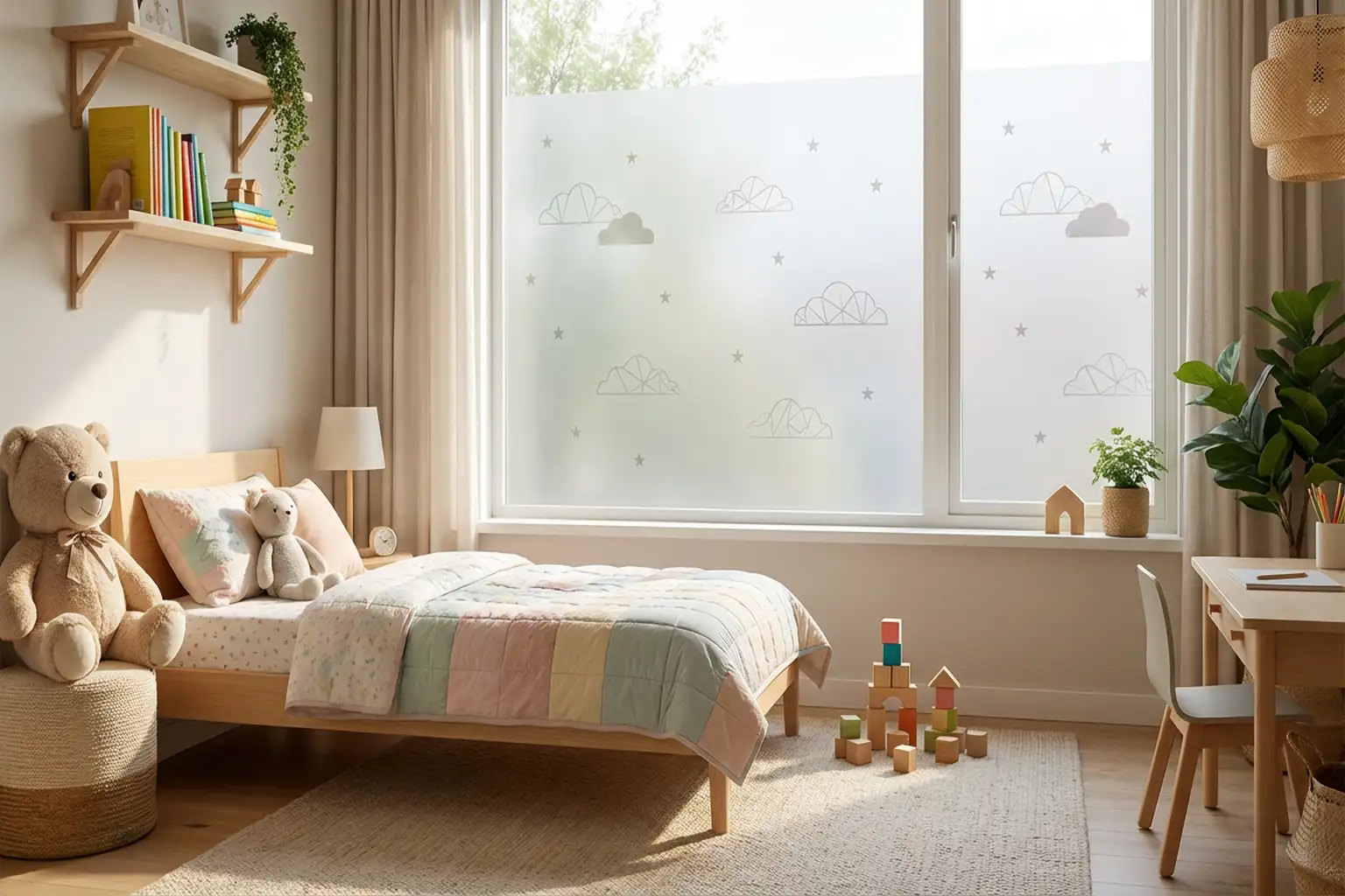 Fensterfolie Kinderzimmer Sichtschutz-Beitragsbild