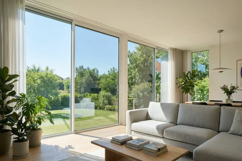 Welche Fensterfolien Eignen Sich für ein Einfamilienhaus Damit Es Kühler Bleibt und Man Trotzdem Noch Gut Nach Draußen Sehen Kann-Beitragsbild