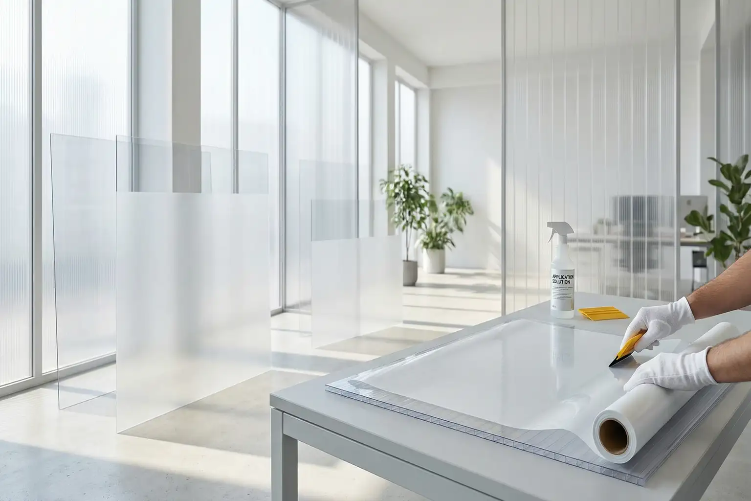 Welche Milchglasfolie Kann Ich auf Kunststoffflächen oder Doppelstegplatten Einsetzen-Beitragsbild