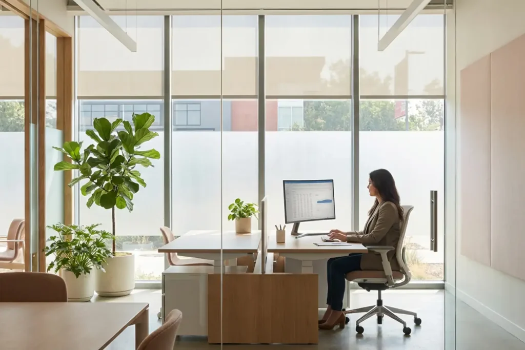Welche Sonnenschutzfolien Gibt Es für Große Bürofenster Damit Monitore Nicht Mehr Blenden-Beitragsbild