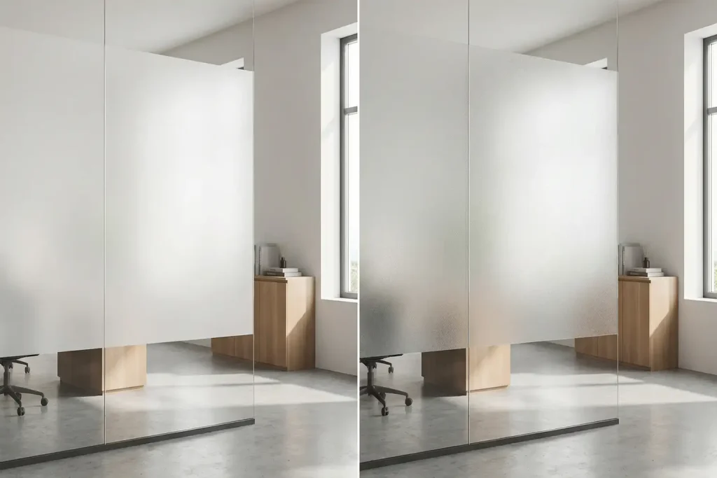 Welche Unterschiede Gibt Es Zwischen Einfachen Milchglasfolien und Satin-Folien-Beitragsbild