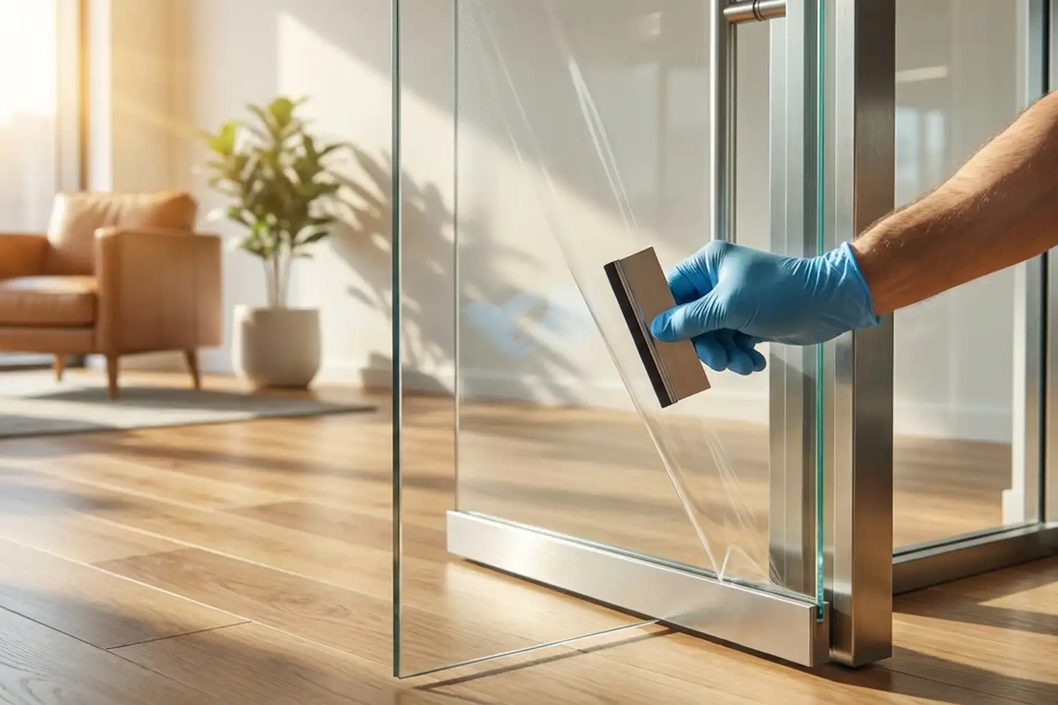 Anti Kratz Schutzfolie für Glastüren-Beitragsbild