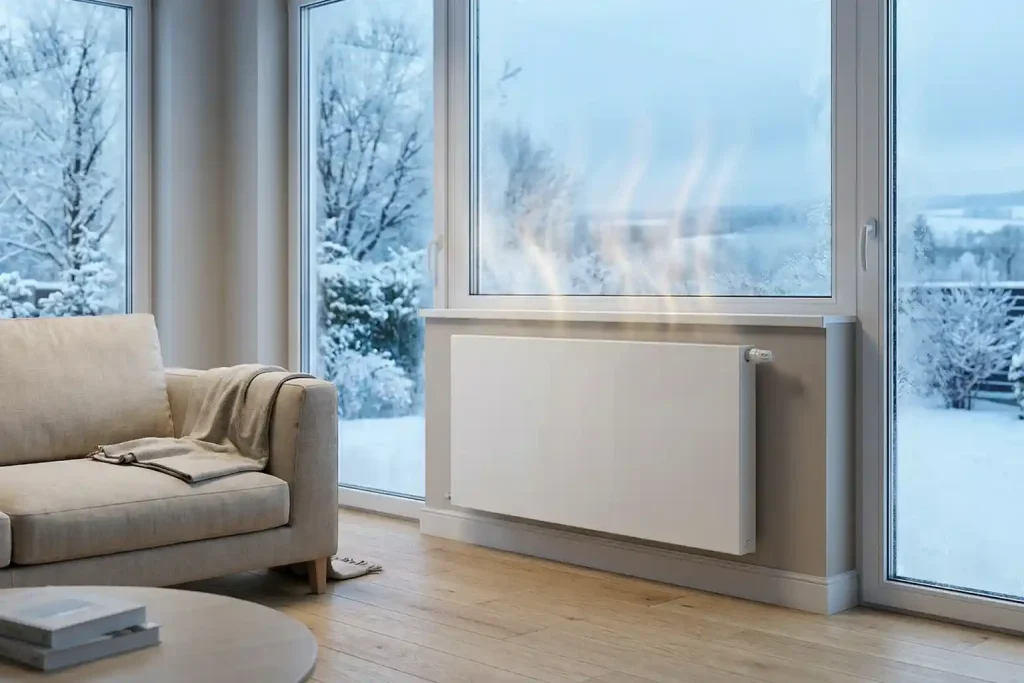 Heizkörper unter Fenster verliert viel wärme-Beitragsbild