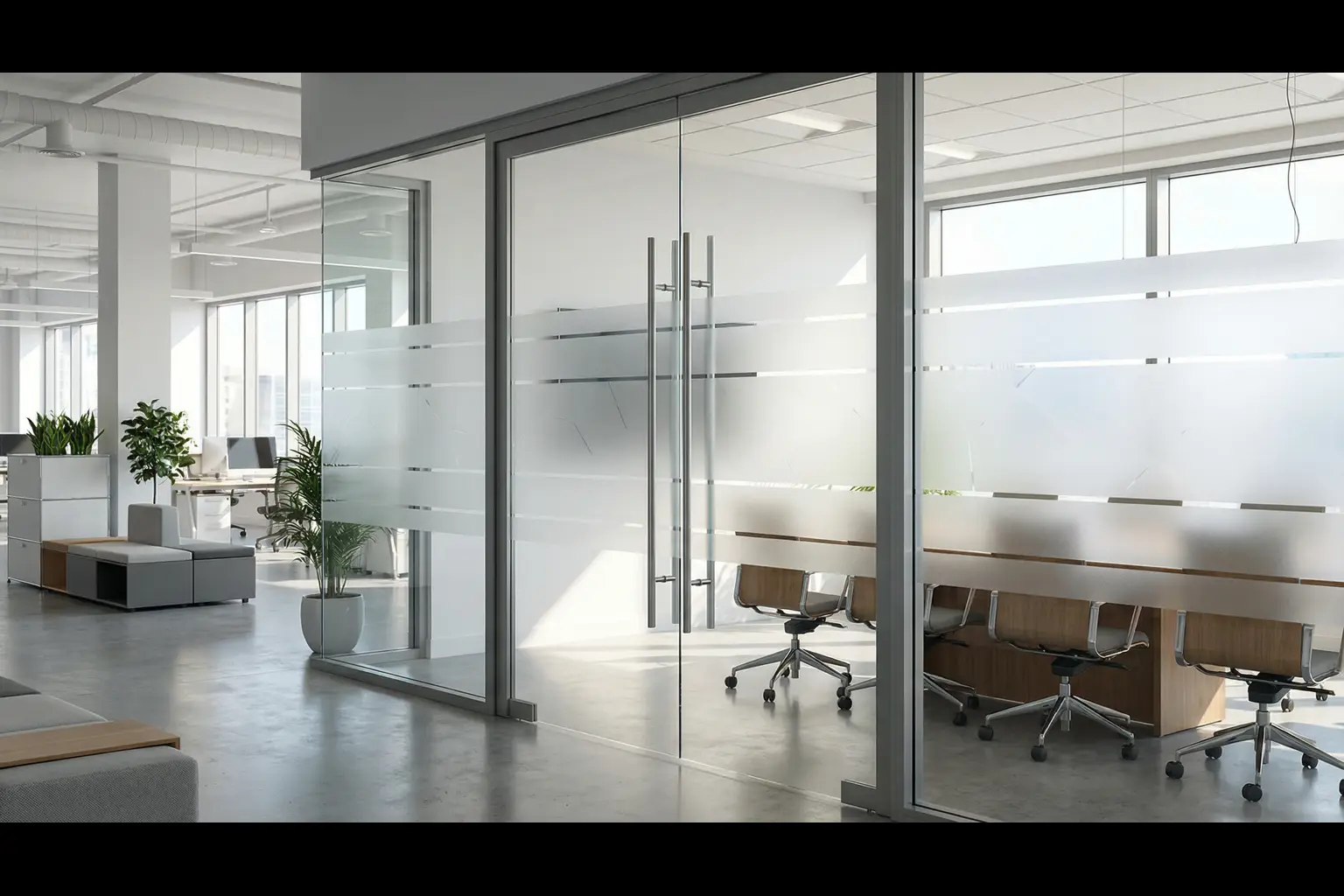 Welche Sichtschutzfolien eignen sich für glastüren im büro-Beitragsbild